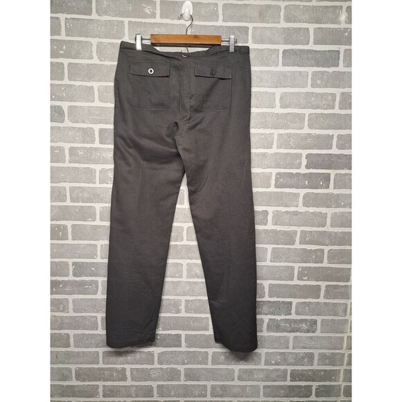 Planet Gold Linen/Cotten Button Fly Drawstring Wide Leg Pants Size Medium‎ - Picture 2 of 8